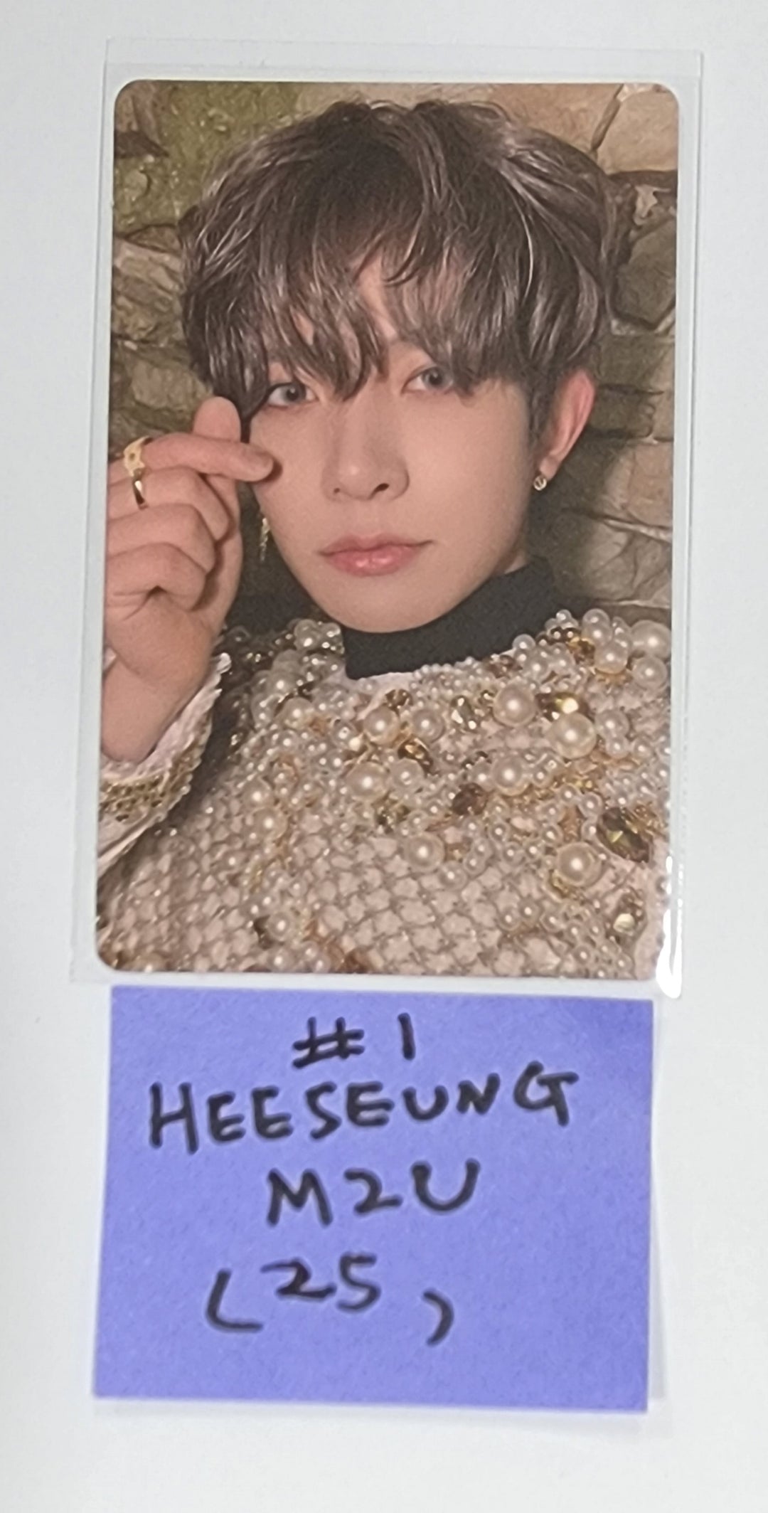 Enhypen "DARK BLOOD" - [Soundwave, M2U, Powerstation] Lucky Draw Event Photocard - HALLYUSUPERSTORE