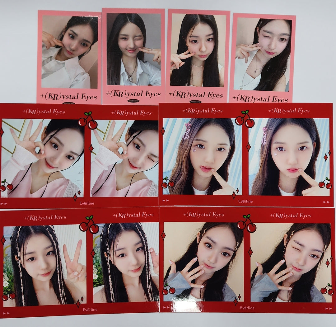 +(KR)ystal Eyes "AESTHETIC" - Everline Fansign Event Polaroid Type Photocard, 2 Cut Photo - HALLYUSUPERSTORE