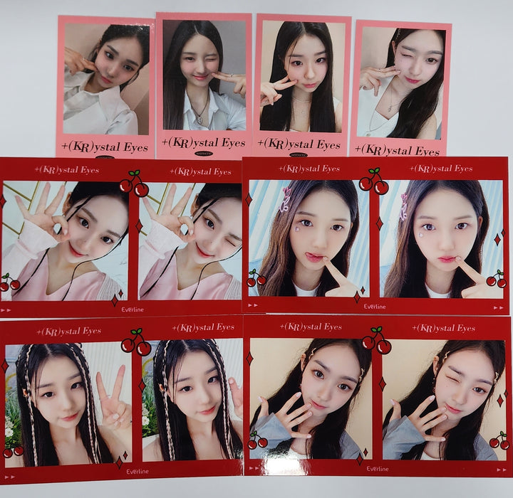+(KR)ystal Eyes "AESTHETIC" - Everline Fansign Event Polaroid Type Photocard, 2 Cut Photo - HALLYUSUPERSTORE