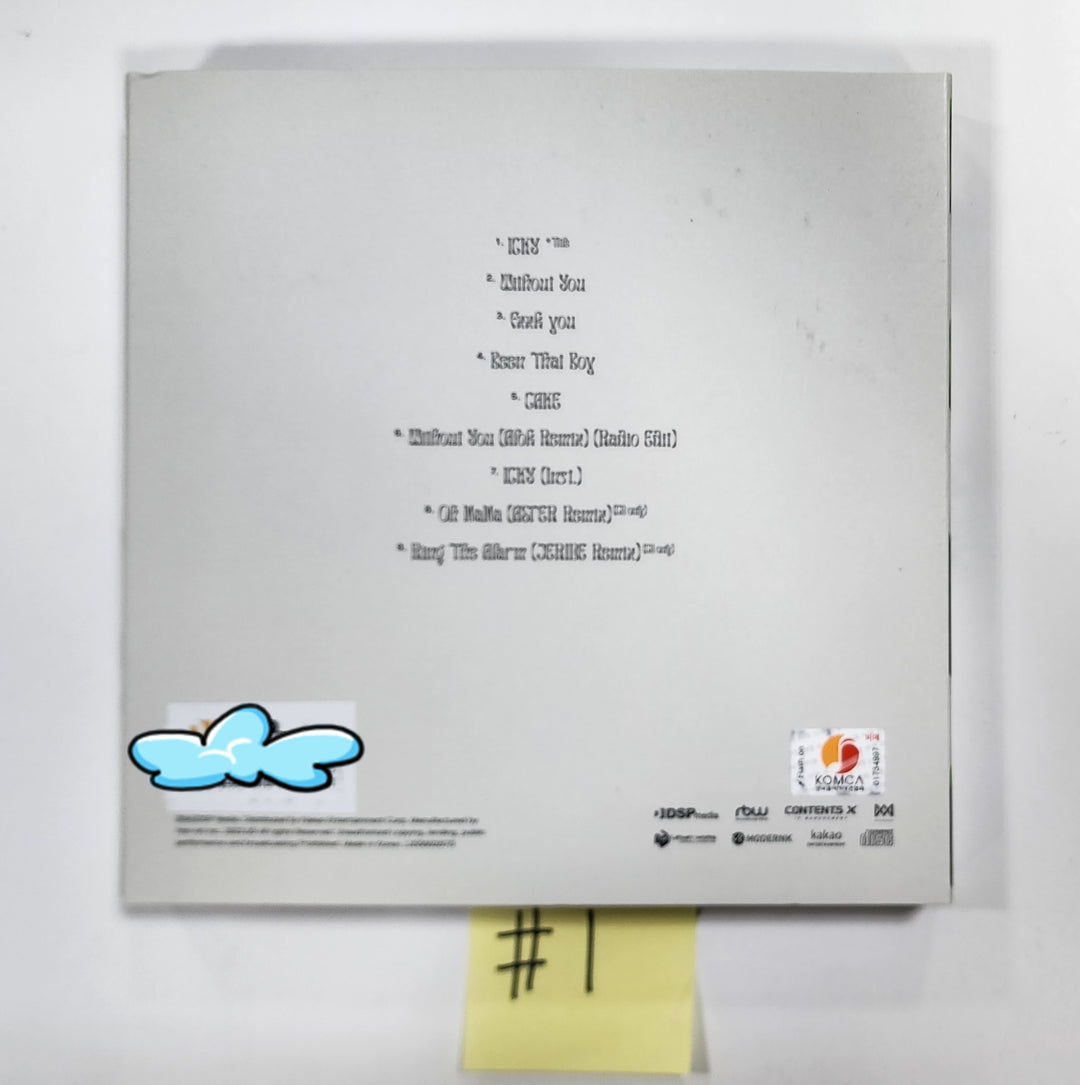 KARD "ICKY" - Hand Autographed(Signed) Promo Album - HALLYUSUPERSTORE