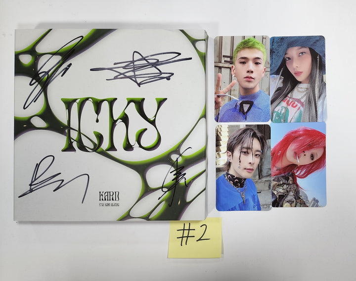 KARD "ICKY" - Hand Autographed(Signed) Promo Album - HALLYUSUPERSTORE