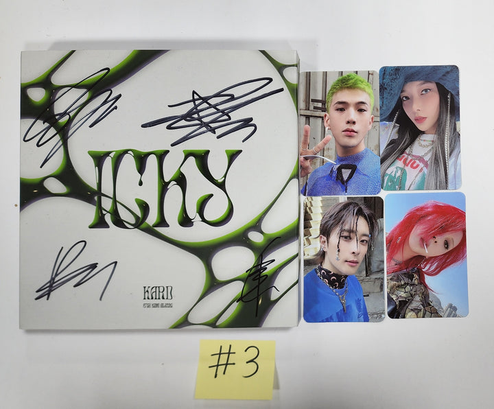 KARD "ICKY" - Hand Autographed(Signed) Promo Album - HALLYUSUPERSTORE