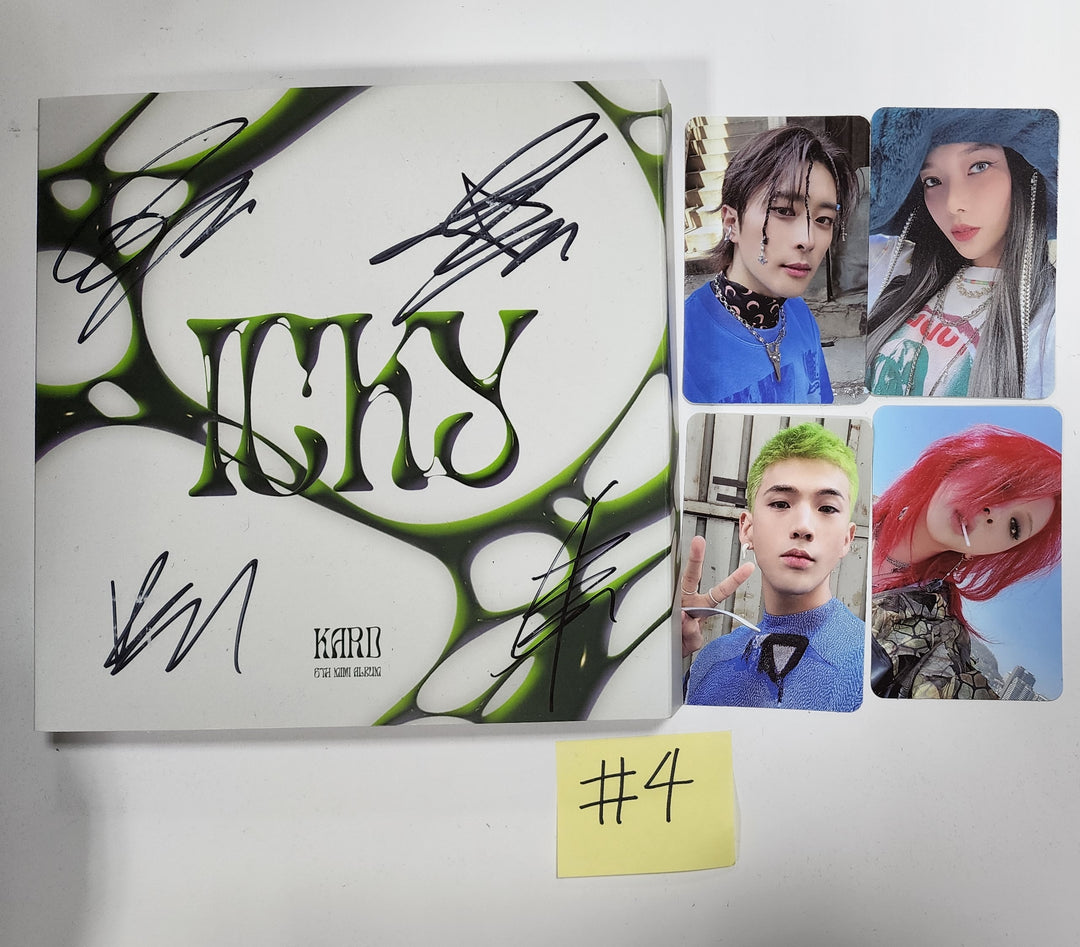 KARD "ICKY" - Hand Autographed(Signed) Promo Album - HALLYUSUPERSTORE