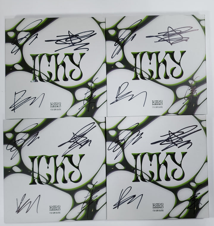 KARD "ICKY" - Hand Autographed(Signed) Promo Album - HALLYUSUPERSTORE