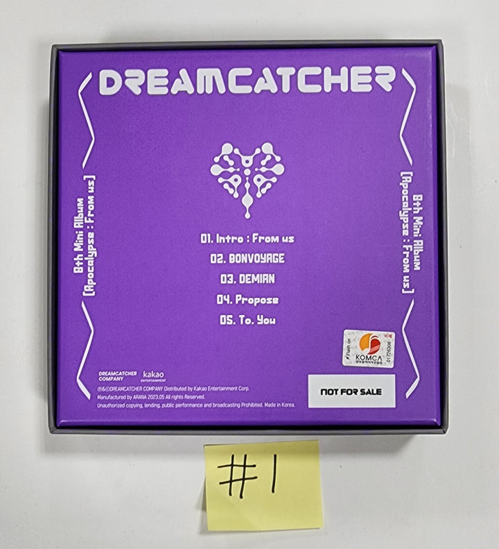 Dreamcatcher "Apocalypse : From us" - Hand Autographed(Signed) Promo Album [Limited ver, Normal ver] - HALLYUSUPERSTORE
