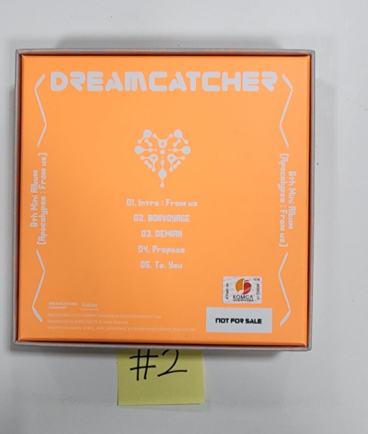 Dreamcatcher "Apocalypse : From us" - Hand Autographed(Signed) Promo Album [Limited ver, Normal ver] - HALLYUSUPERSTORE