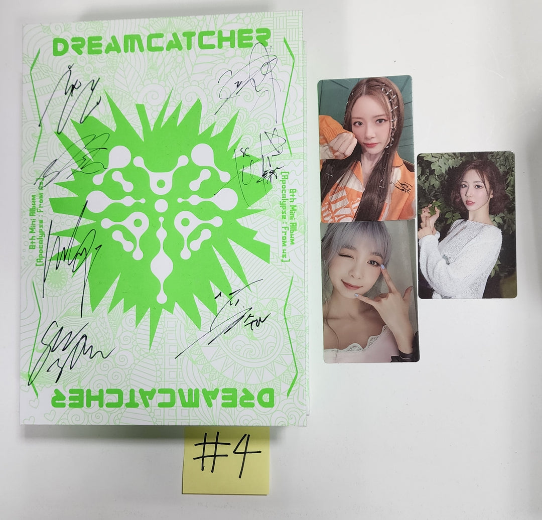 Dreamcatcher "Apocalypse : From us" - Hand Autographed(Signed) Promo Album [Limited ver, Normal ver] - HALLYUSUPERSTORE