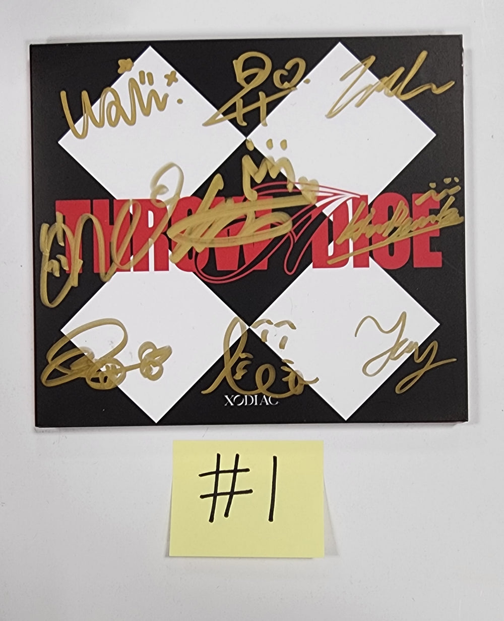 XODIAC "THROW A DICE" - Hand Autographed(Signed) Promo Album [Digipack Ver.] - HALLYUSUPERSTORE