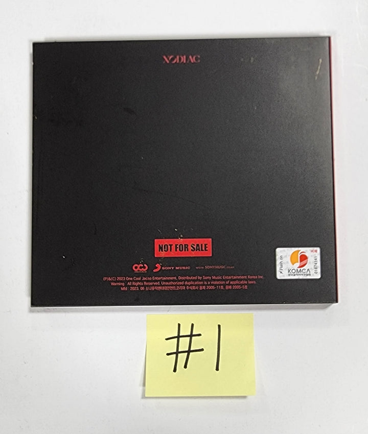 XODIAC "THROW A DICE" - Hand Autographed(Signed) Promo Album [Digipack Ver.] - HALLYUSUPERSTORE