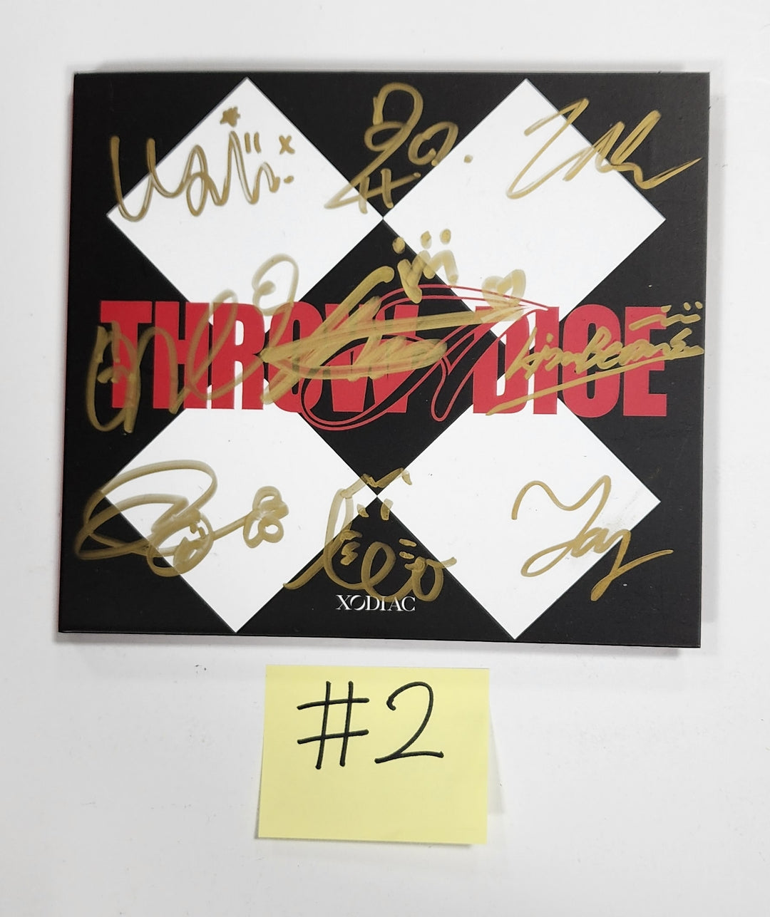 XODIAC "THROW A DICE" - Hand Autographed(Signed) Promo Album [Digipack Ver.] - HALLYUSUPERSTORE