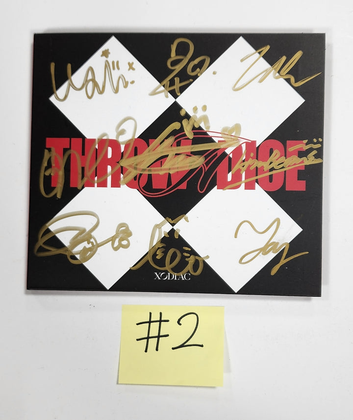 XODIAC "THROW A DICE" - Hand Autographed(Signed) Promo Album [Digipack Ver.] - HALLYUSUPERSTORE