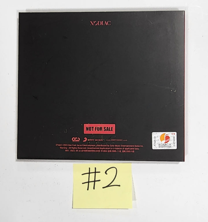 XODIAC "THROW A DICE" - Hand Autographed(Signed) Promo Album [Digipack Ver.] - HALLYUSUPERSTORE