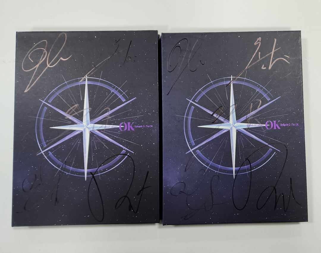 CIX "'OK' Episode 2 : I'm OK" - Hand Autographed(Signed) Promo Album [Save me Ver.] - HALLYUSUPERSTORE