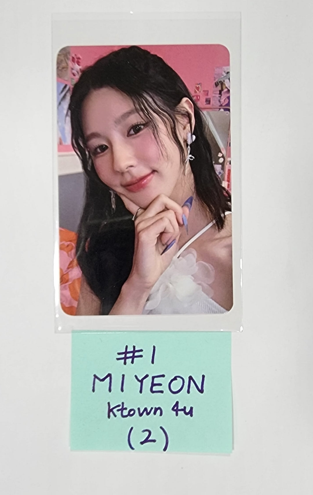 (g) I-DLE "I Feel" - Ktown4U Fansign Event Photocard - HALLYUSUPERSTORE