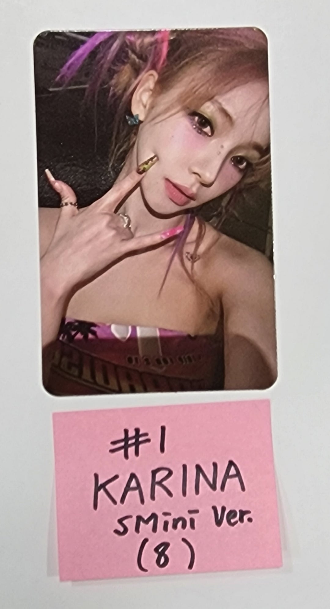 Aespa "MY WORLD" - Official Photocard [SMini Ver.] - HALLYUSUPERSTORE