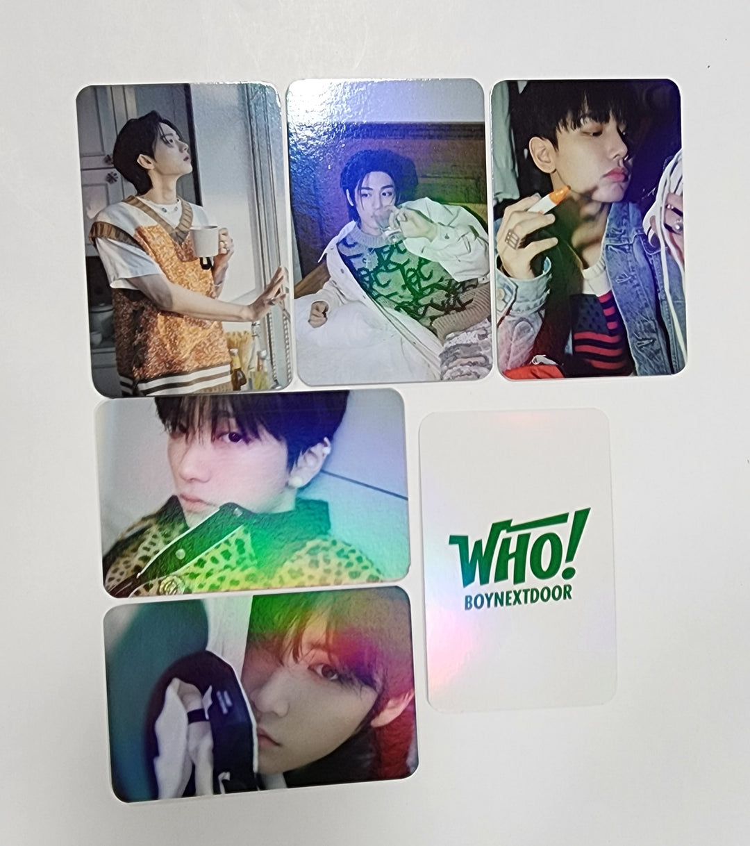 Boynextdoor "WHO!" 1st Single - Aladin Pre-Order Benefit Hologram Photocard - HALLYUSUPERSTORE
