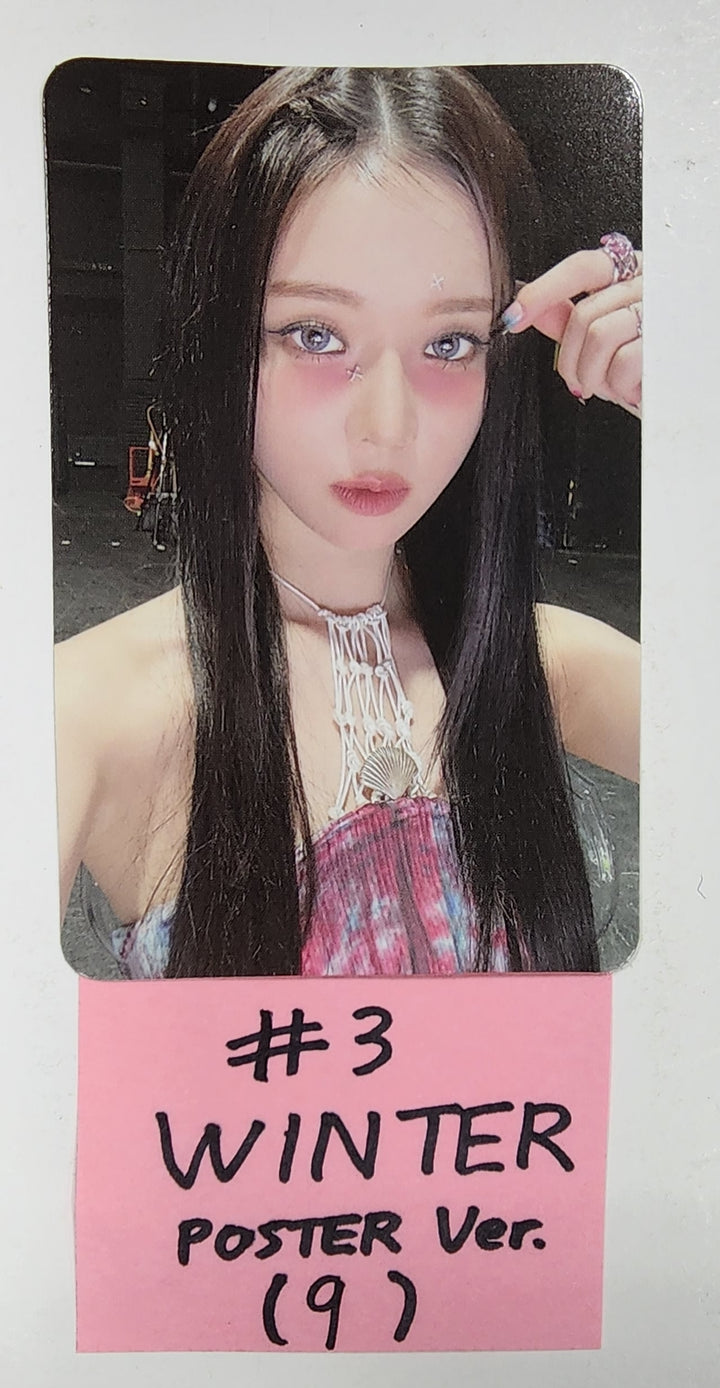 Aespa "MY WORLD" - Official Photocard [Poster Ver.] - HALLYUSUPERSTORE
