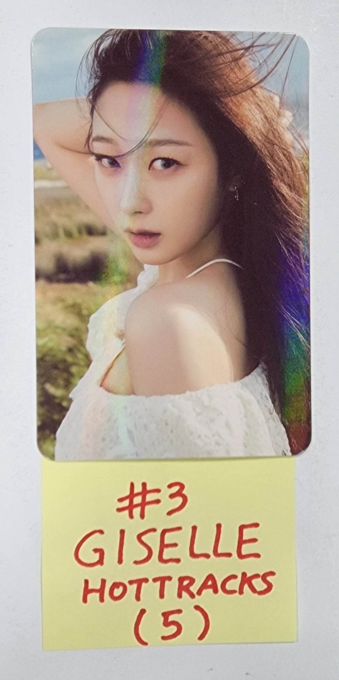 Aespa "MY WORLD" - Hottracks Event Hologram Photocard - HALLYUSUPERSTORE