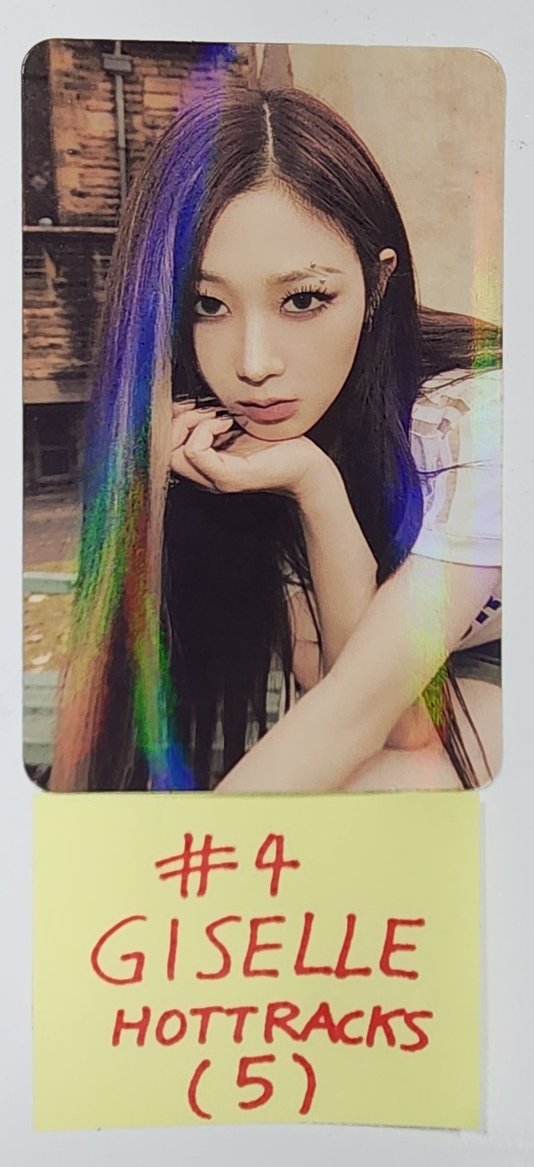 Aespa "MY WORLD" - Hottracks Event Hologram Photocard - HALLYUSUPERSTORE