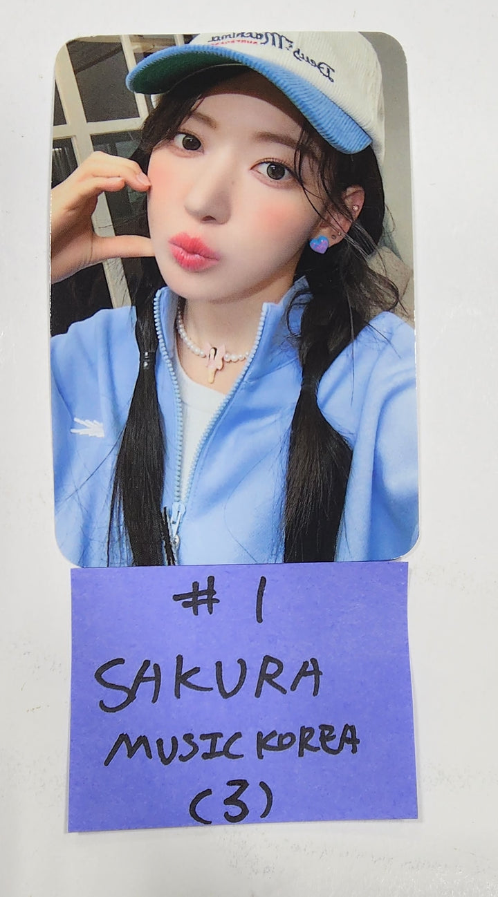 LE SSERAFIM "UNFORGIVEN" - Music Korea Fansign Event Photocard - HALLYUSUPERSTORE