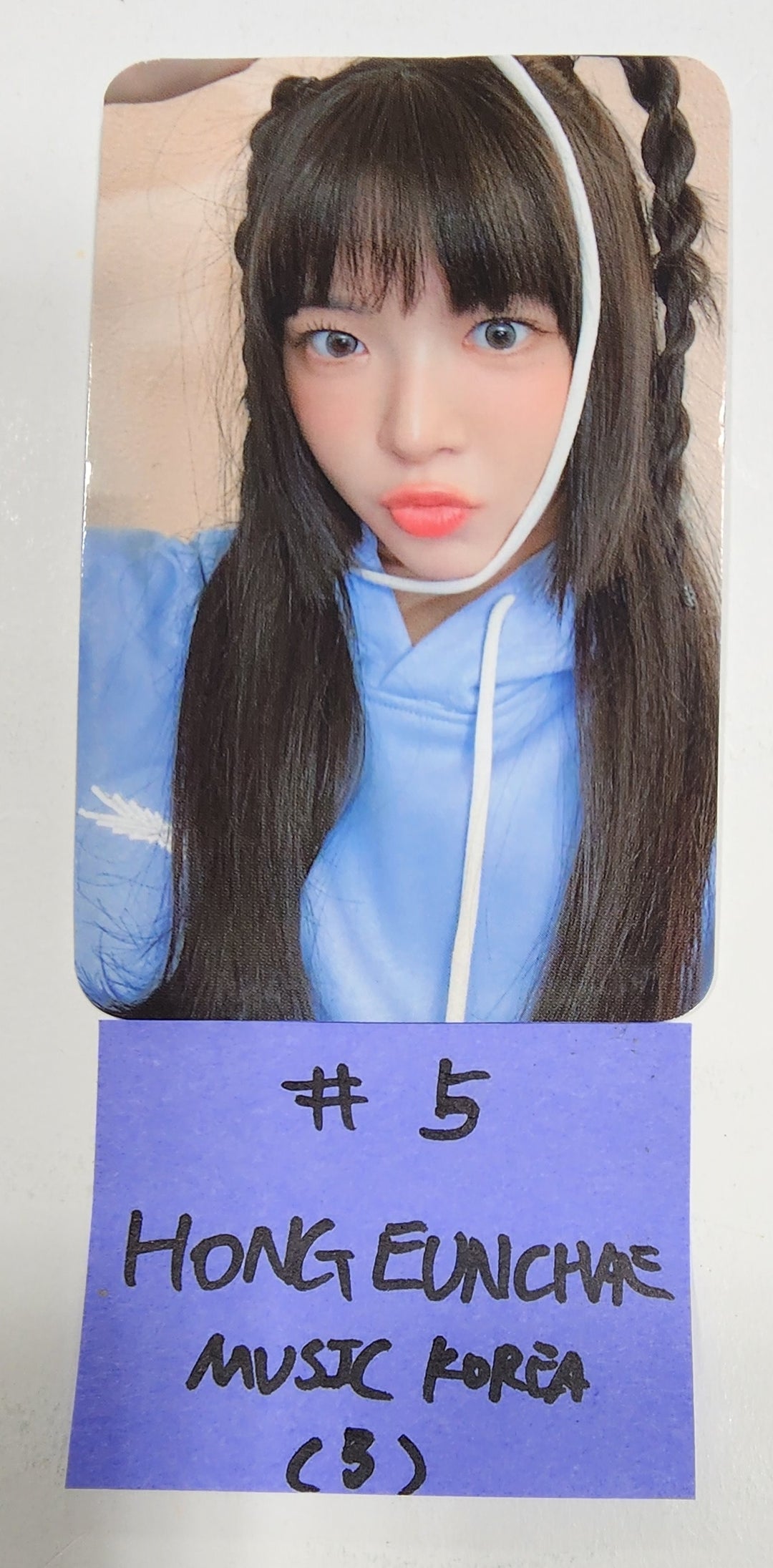 LE SSERAFIM "UNFORGIVEN" - Music Korea Fansign Event Photocard - HALLYUSUPERSTORE