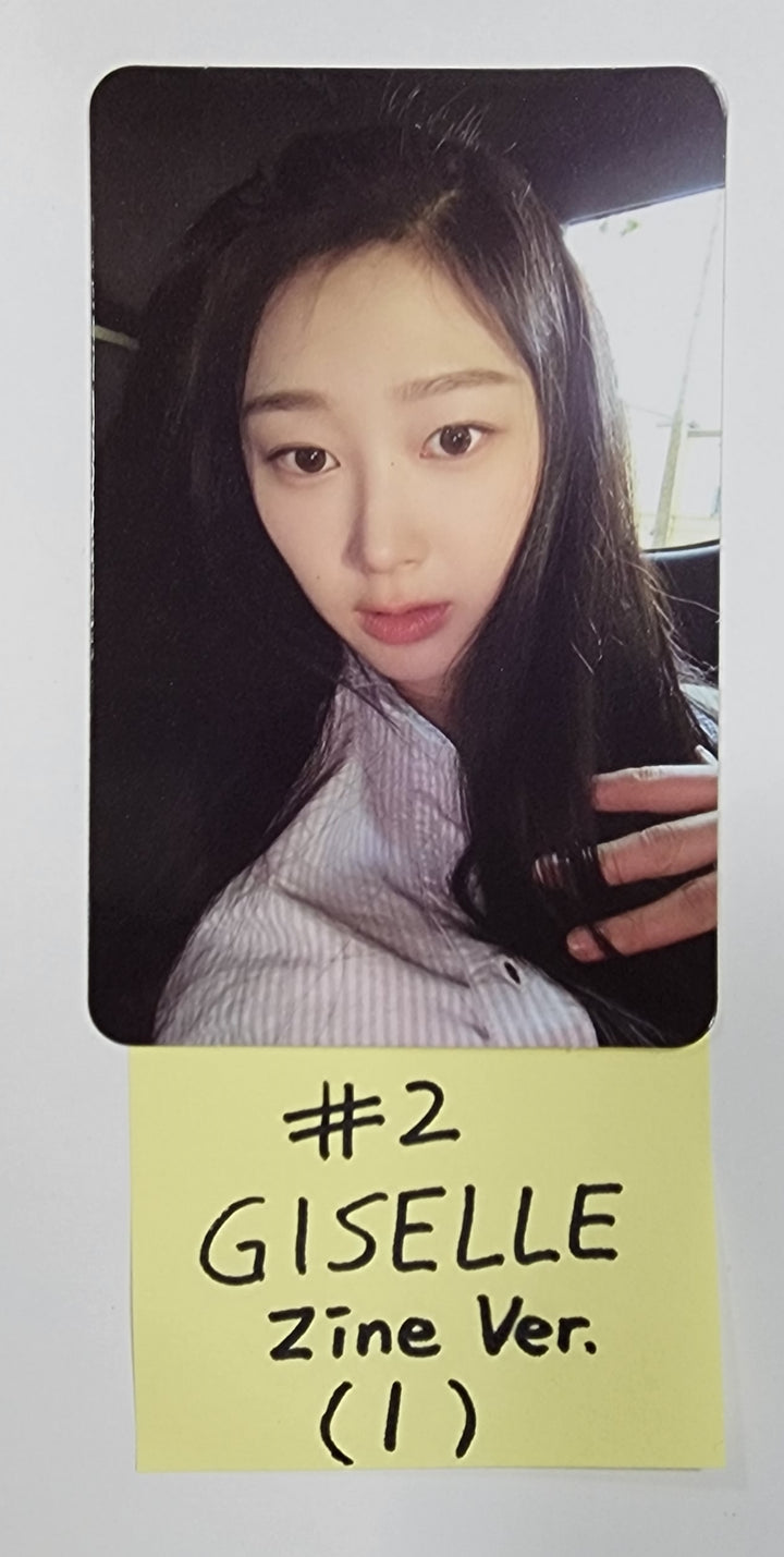 Aespa "MY WORLD" - Official Photocard [Zine Ver.] - HALLYUSUPERSTORE