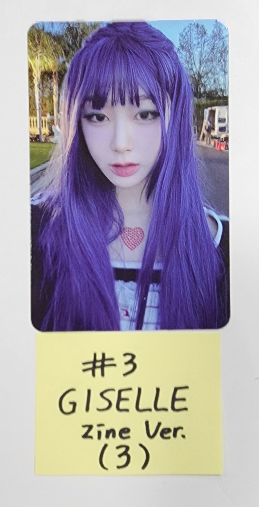 Aespa "MY WORLD" - Official Photocard [Zine Ver.] - HALLYUSUPERSTORE