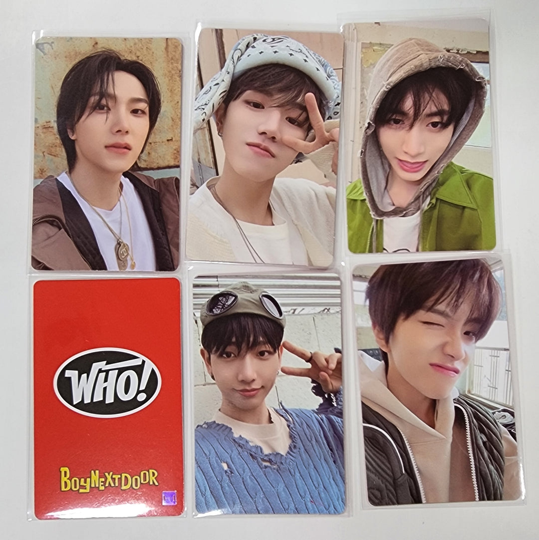 Boynextdoor "WHO!" 1st Single - Soundwave Lucky draw Event Photocard - HALLYUSUPERSTORE