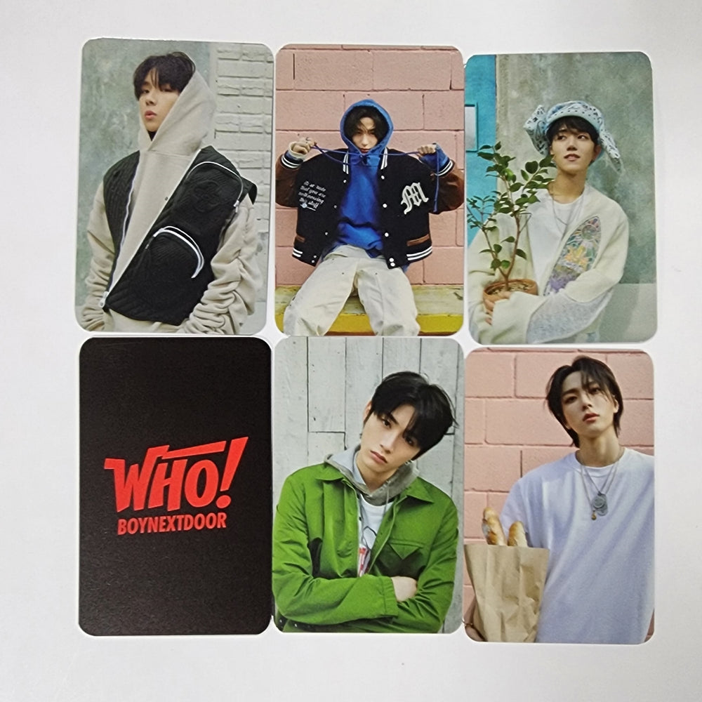 Boynextdoor "WHO!" 1st Single - Yes24 Pre-Order Benefit Photocard - HALLYUSUPERSTORE