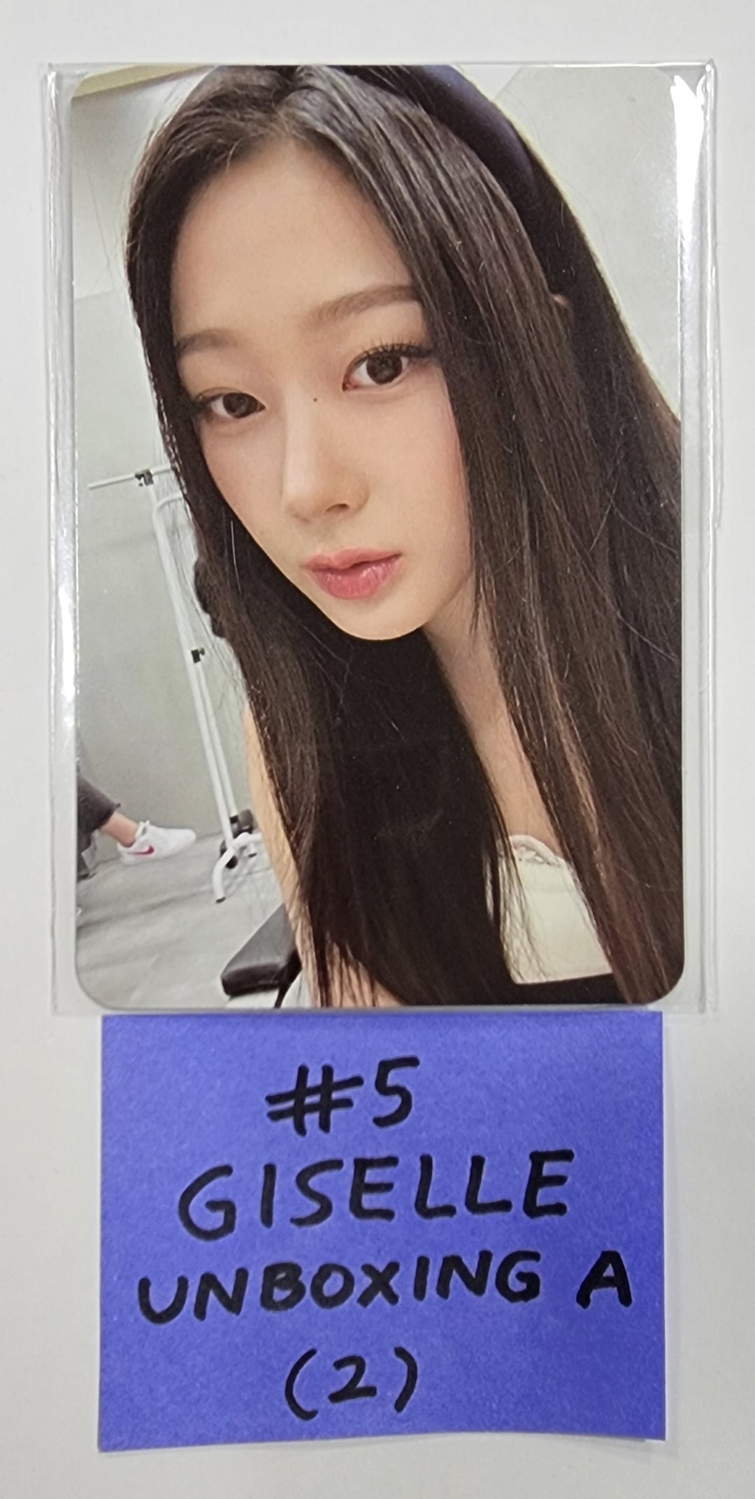 Aespa " Smtown &amp; Store Official Unboxing Event Photocard - HALLYUSUPERSTORE