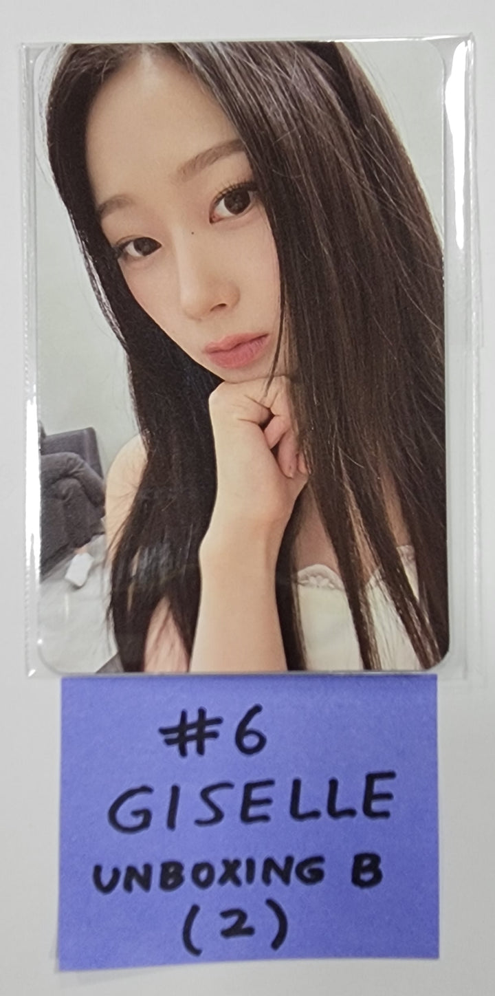 Aespa " Smtown &amp; Store Official Unboxing Event Photocard - HALLYUSUPERSTORE