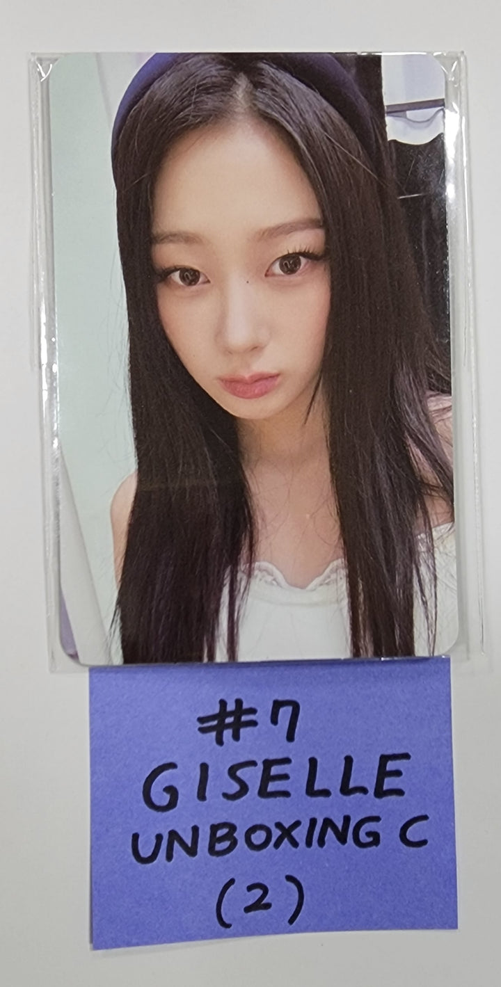 Aespa " Smtown &amp; Store Official Unboxing Event Photocard - HALLYUSUPERSTORE