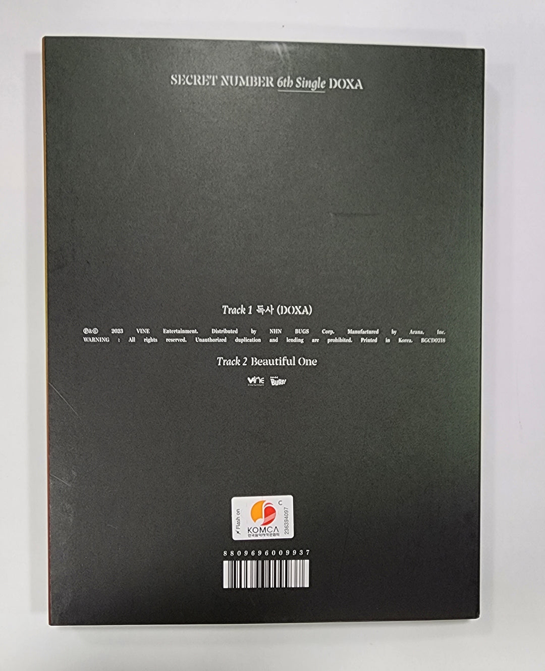 Secret Number "DOXA" - Hand Autographed(Signed) Album - HALLYUSUPERSTORE
