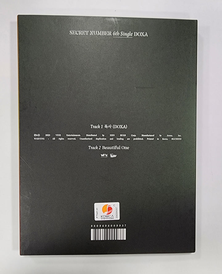 Secret Number "DOXA" - Hand Autographed(Signed) Album - HALLYUSUPERSTORE