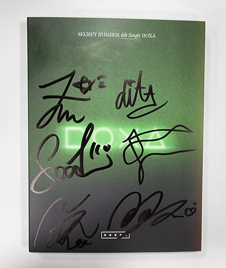 Secret Number "DOXA" - Hand Autographed(Signed) Album - HALLYUSUPERSTORE