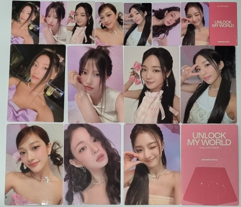fromis_9 "Unlock My World" - Weverse Shop Pre-Order Benefit Photocard, Stand Photo [Restocked 6/8] - HALLYUSUPERSTORE