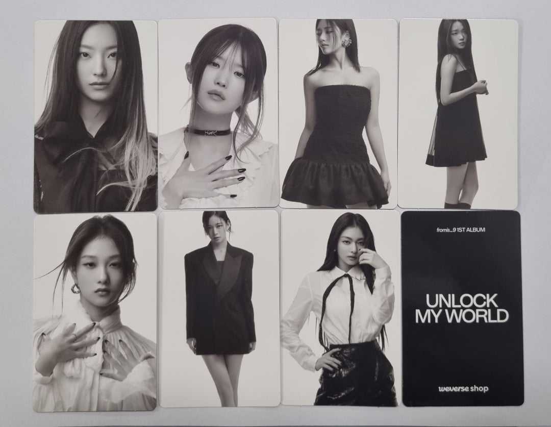 Fromis_9 "Unlock My World" - Weverse Shop Pre-Order Benefit Photocard [Compact Ver.] - HALLYUSUPERSTORE