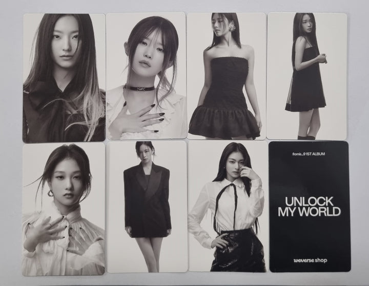 Fromis_9 "Unlock My World" - Weverse Shop Pre-Order Benefit Photocard [Compact Ver.] - HALLYUSUPERSTORE