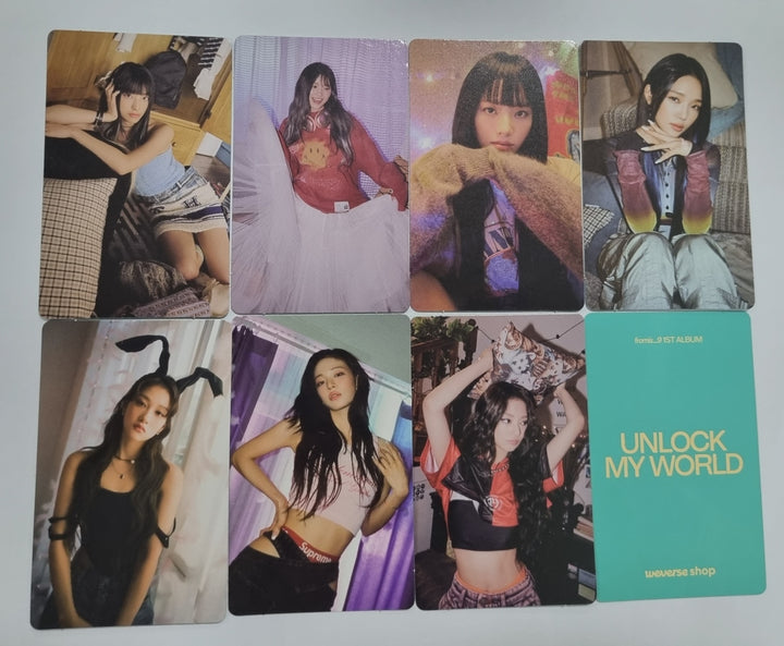 Fromis_9 "Unlock My World" - Weverse Shop Pre-Order Benefit Photocard [Weverse Album Ver.] - HALLYUSUPERSTORE