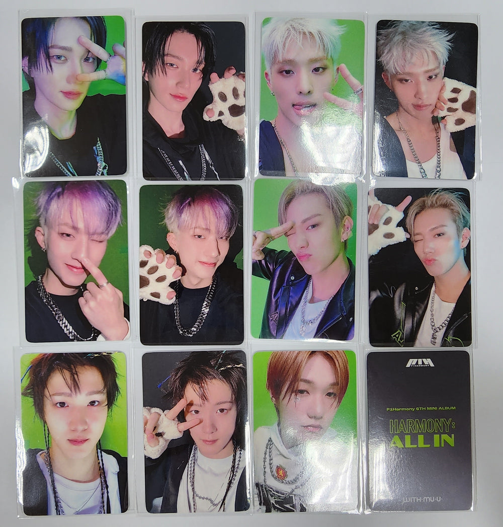 P1Harmony 'HARMONY : ALL IN' - Withmuu Lucky Draw Event Photocard - HALLYUSUPERSTORE