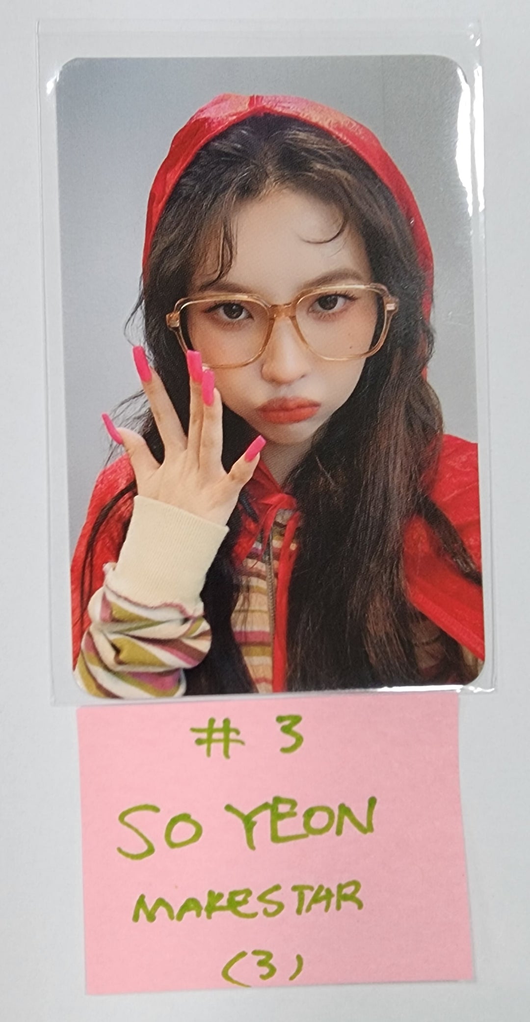 (g) I-DLE "I Feel" - Makestar Fansign Event Photocard - HALLYUSUPERSTORE