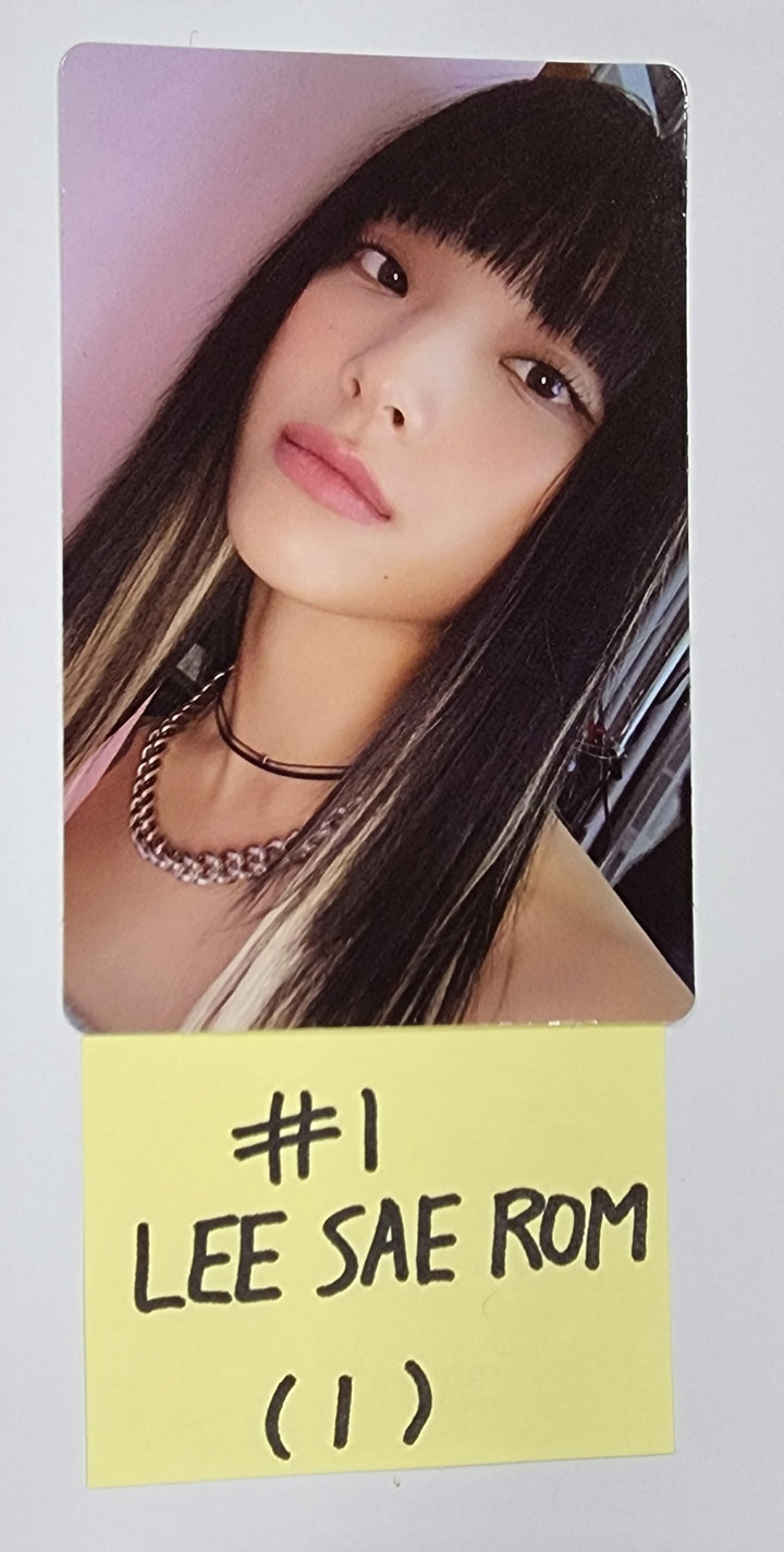 Fromis_9 "Unlock My World" - Official Photocard, Mini Card [Leesaerom, Songhayoung, Parkjiwon, Rohjisun] - HALLYUSUPERSTORE