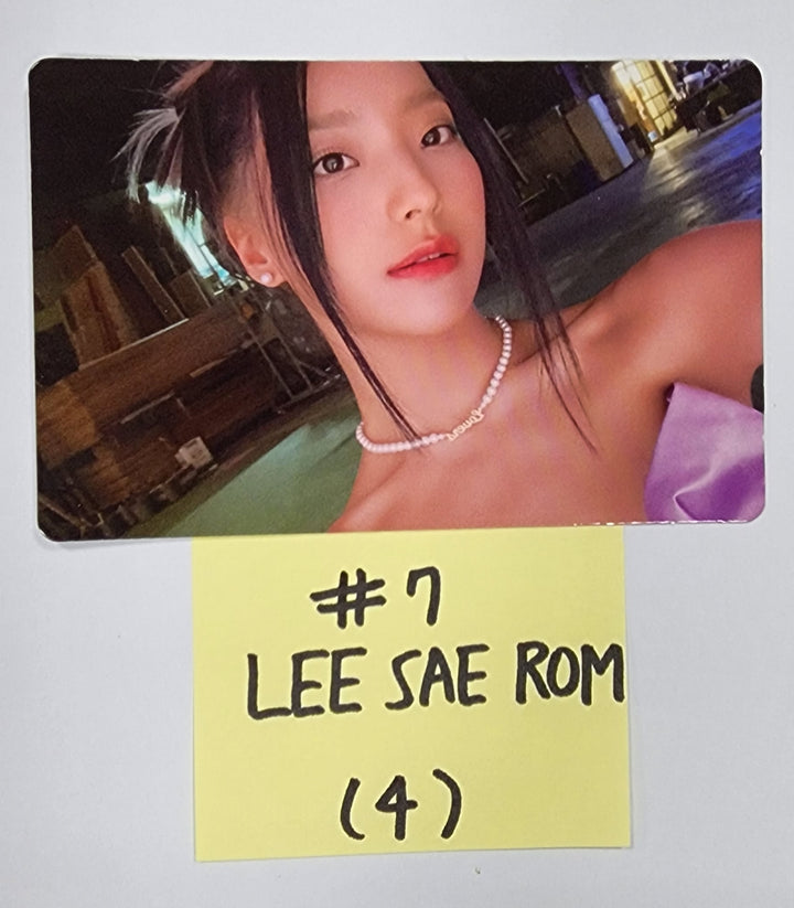 Fromis_9 "Unlock My World" - Official Photocard, Mini Card [Leesaerom, Songhayoung, Parkjiwon, Rohjisun] - HALLYUSUPERSTORE