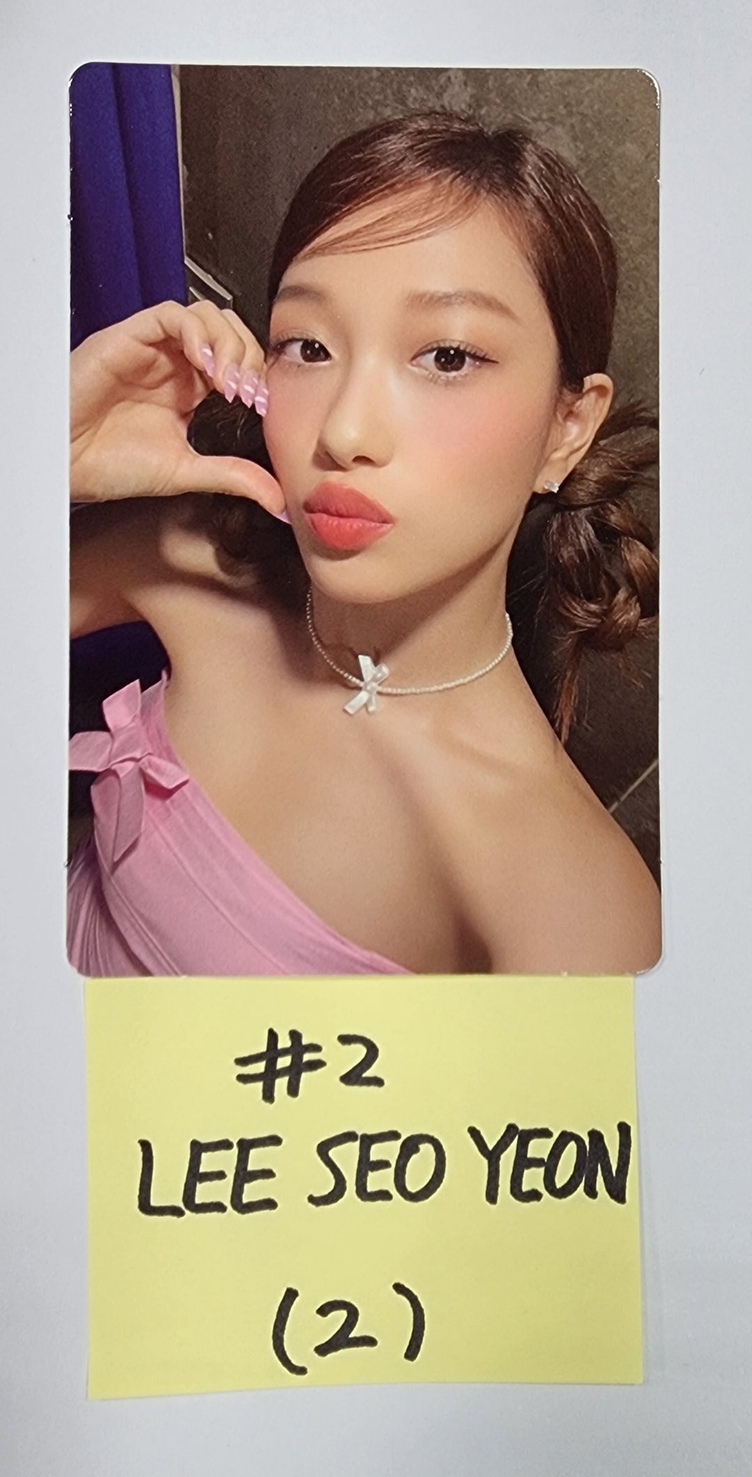 Fromis_9 "Unlock My World" - Official Photocard, Mini Card [Leeseoyeon, Leechaeyoung, Leenagyung, Baekjiheon] - HALLYUSUPERSTORE