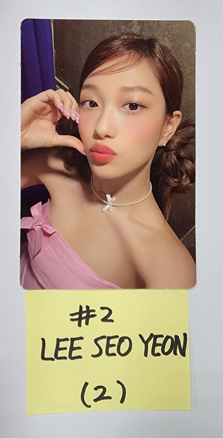 Fromis_9 "Unlock My World" - Official Photocard, Mini Card [Leeseoyeon, Leechaeyoung, Leenagyung, Baekjiheon] - HALLYUSUPERSTORE