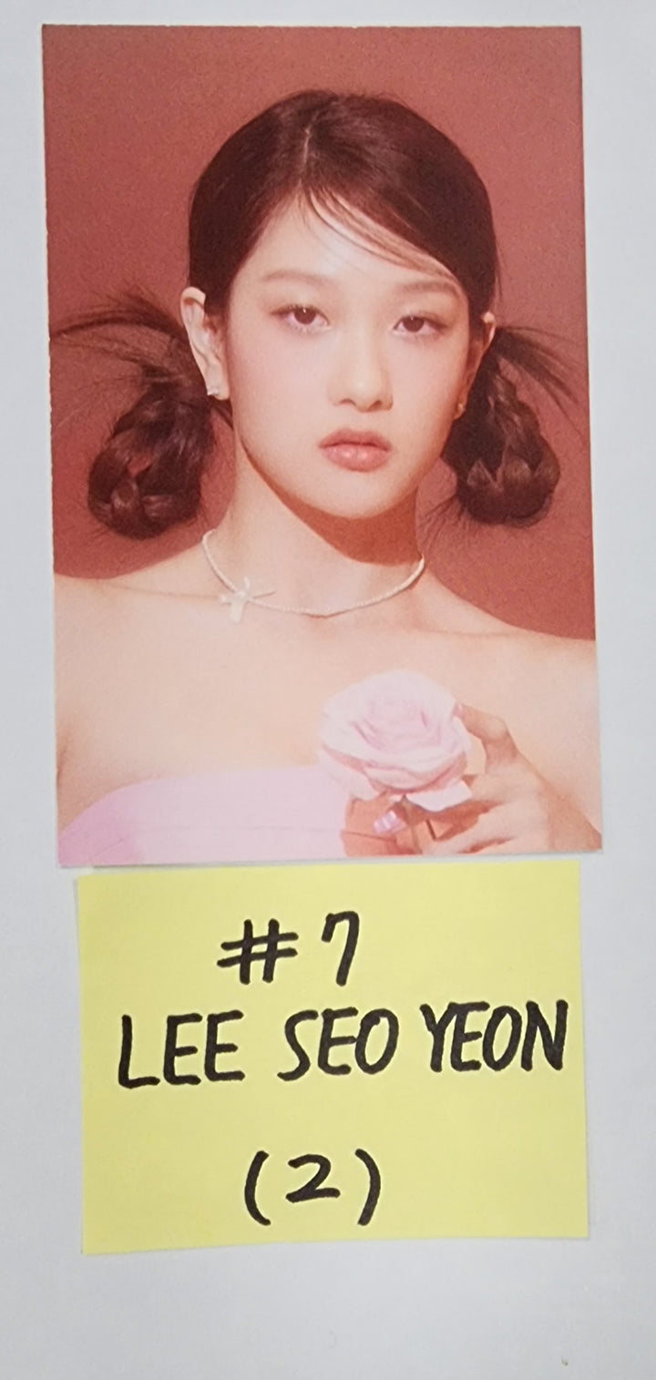 Fromis_9 "Unlock My World" - Official Photocard, Mini Card [Leeseoyeon, Leechaeyoung, Leenagyung, Baekjiheon] - HALLYUSUPERSTORE