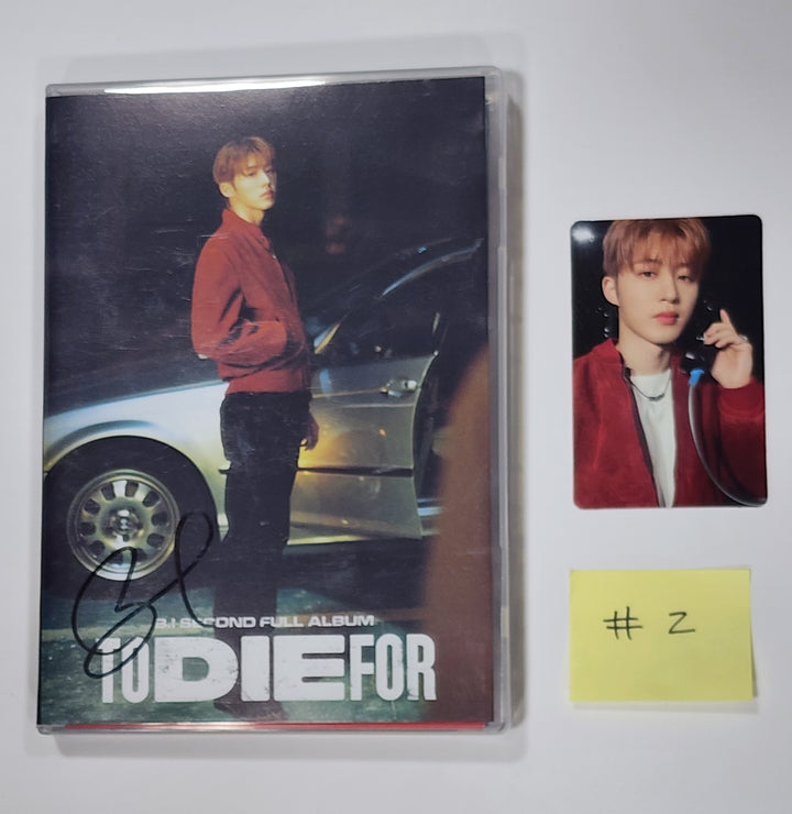 B.I "TO DIE FOR" - Hand Autographed(Signed) Promo Album - HALLYUSUPERSTORE
