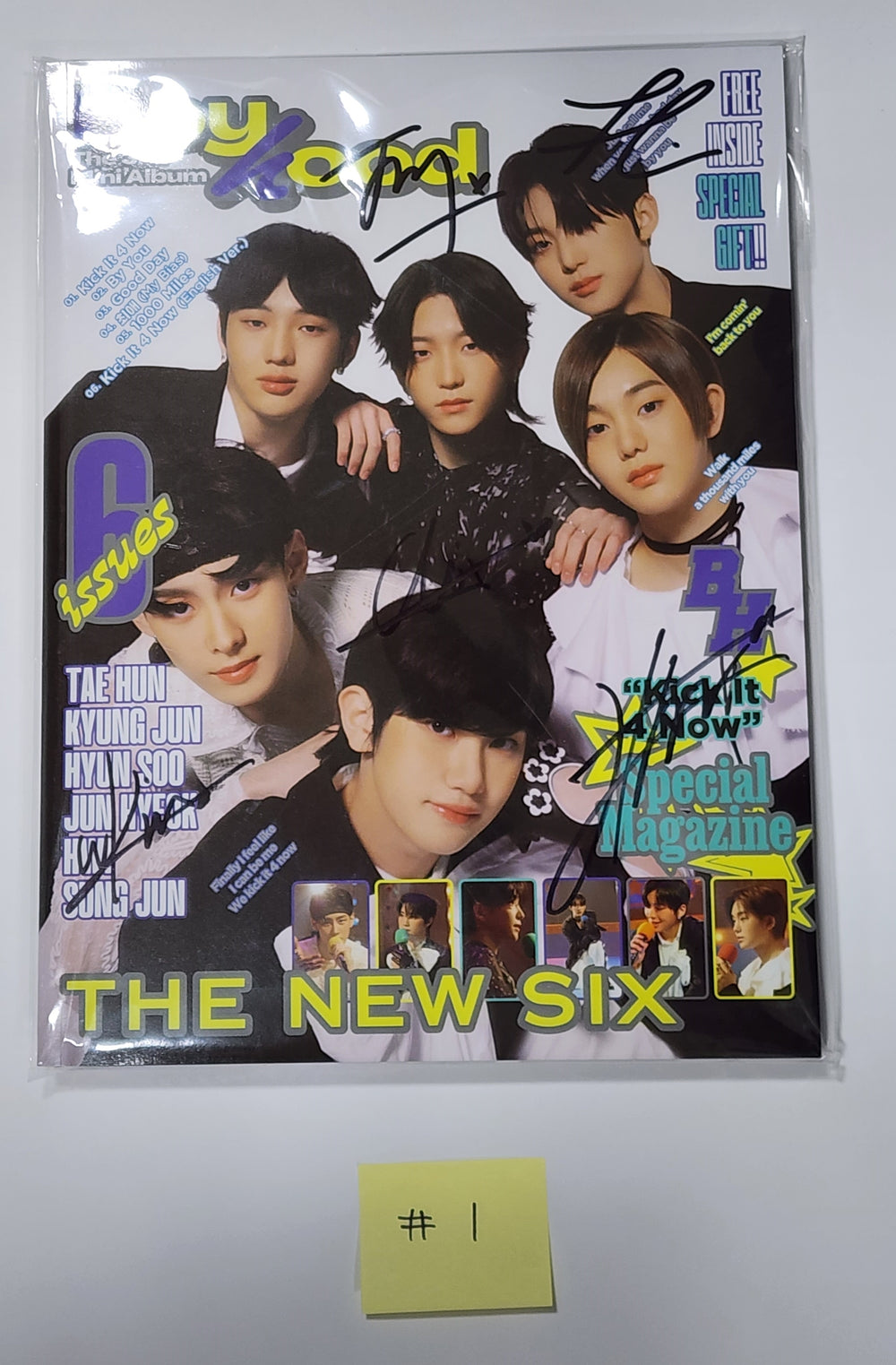 TNX "BOYHOOD" - Hand Autographed(Signed) Promo Album - HALLYUSUPERSTORE