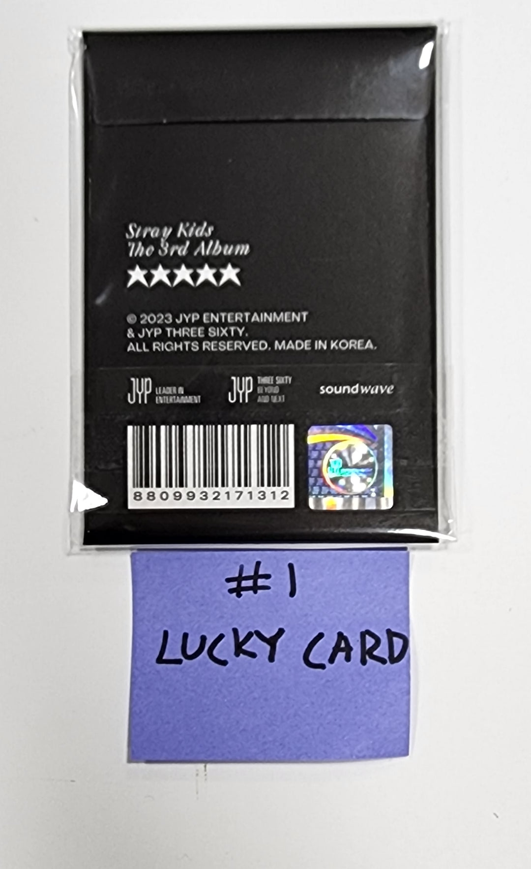 Stray Kids "★★★★★ (5-STAR)" - POP-UP store Official MD [Lucky Card, Sticker Set, Pinbutton Set, Magnet Set, Acrylic Holder, Keyring, Photocard Holder] - HALLYUSUPERSTORE