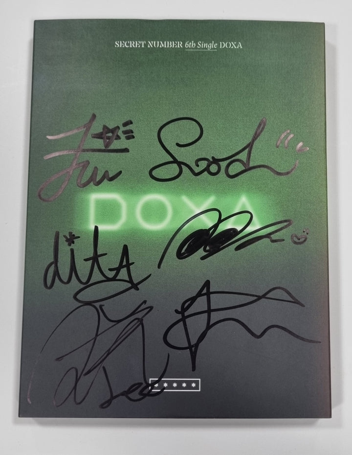 Secret Number "DOXA" - Hand Autographed(Signed) Album - HALLYUSUPERSTORE